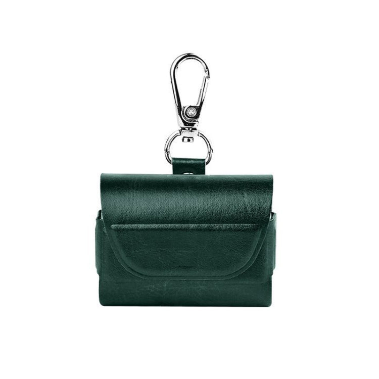 For AirPods Pro Vissko Leather Wireless Earphone Protective Case with Hook