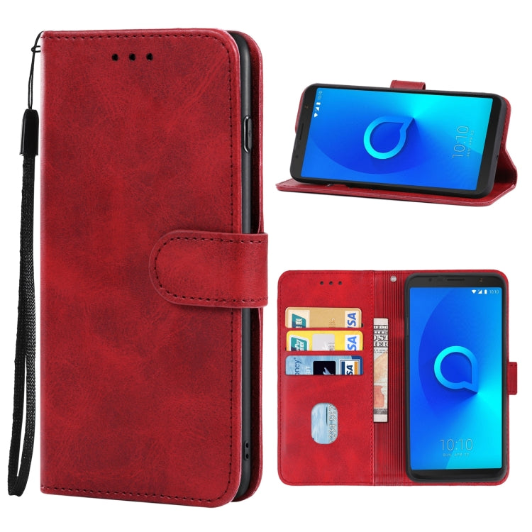 Leather Phone Case For Alcatel 3C