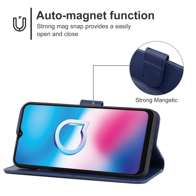 Leather Phone Case For Alcatel 3X
