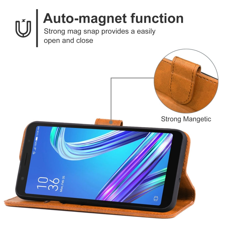 Leather Phone Case For Asus ZenFone Live L2