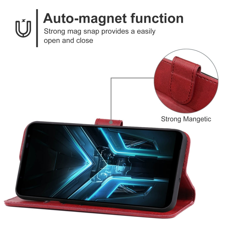 Leather Phone Case For Asus ROG Phone 3 ZS661KL
