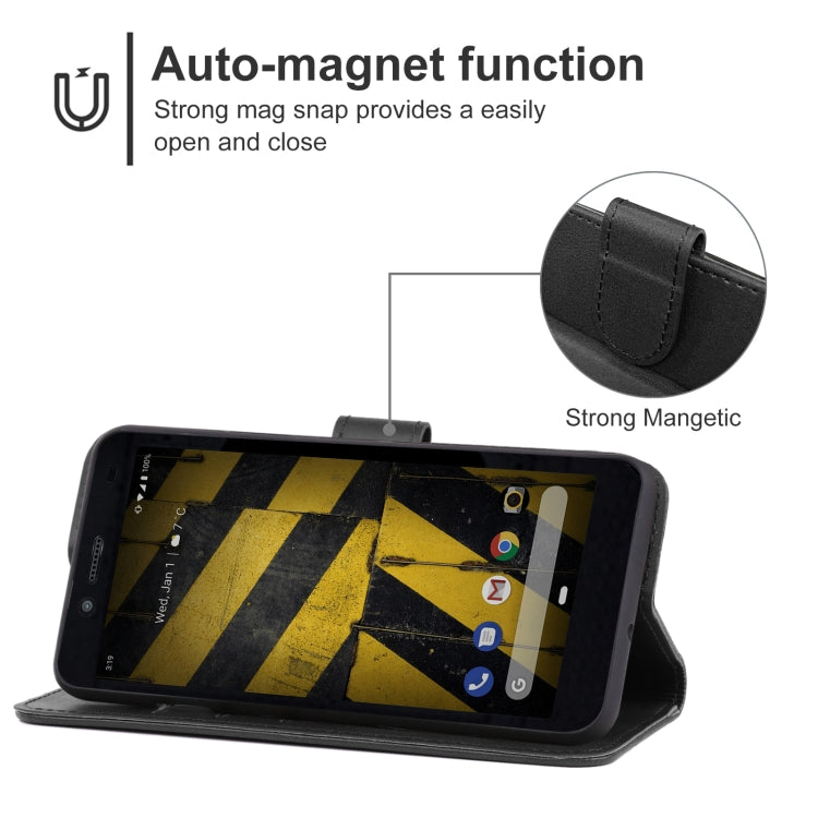 Leather Phone Case For CAT S42