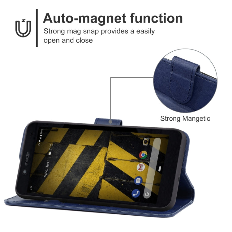 Leather Phone Case For CAT S42
