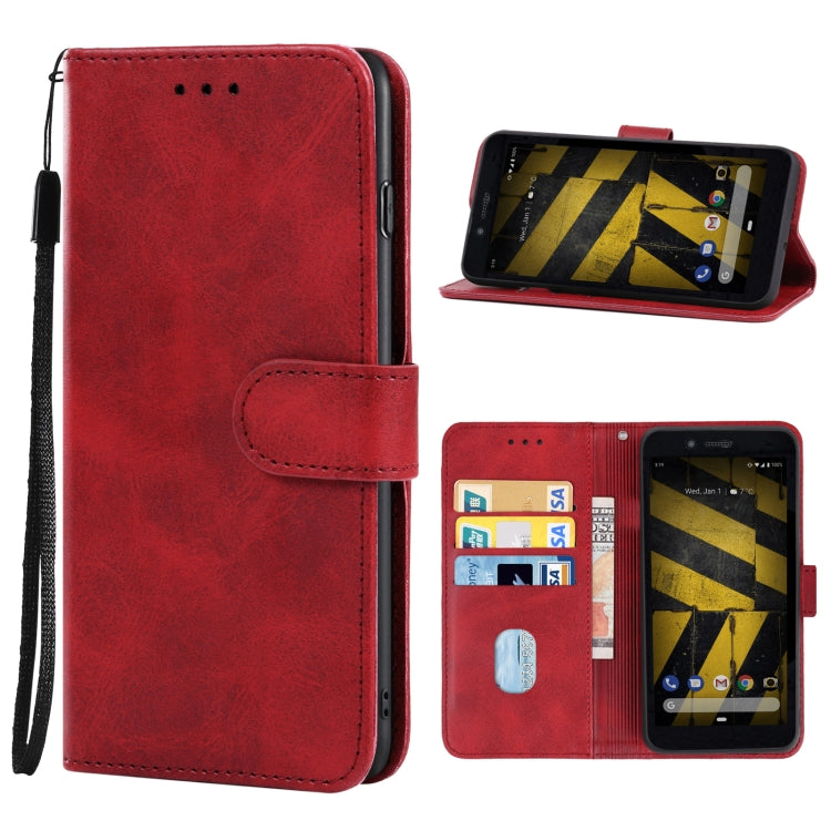 Leather Phone Case For CAT S42