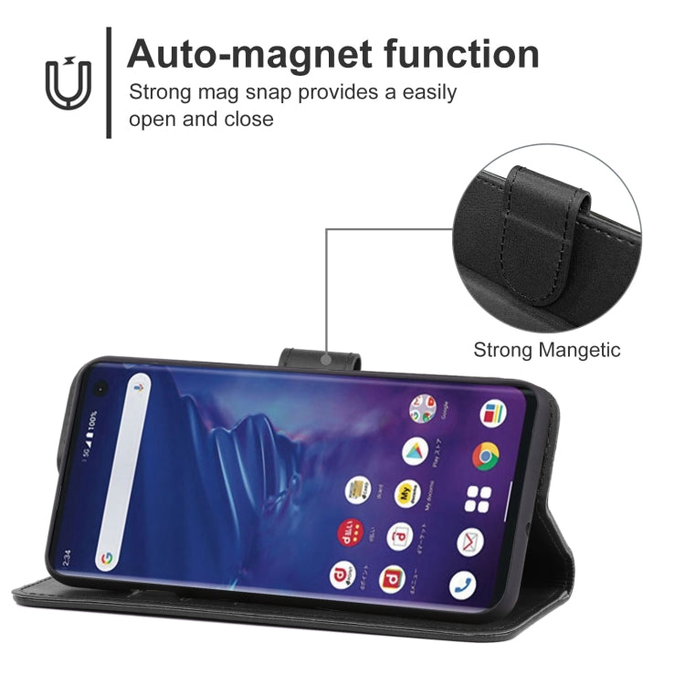 Leather Phone Case For Fujitsu Arrows 5G F-51A