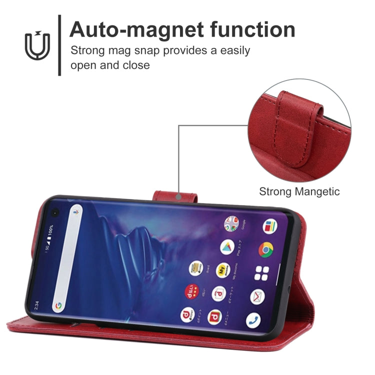 Leather Phone Case For Fujitsu Arrows 5G F-51A