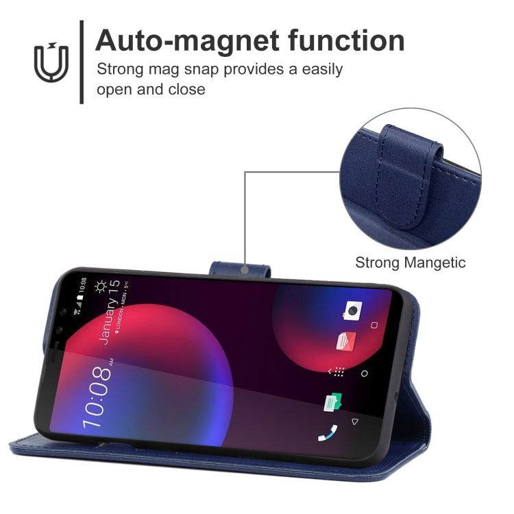 Leather Phone Case For HTC U11 Eyes