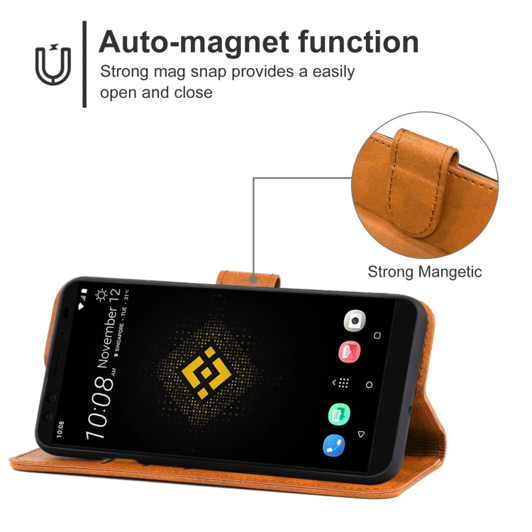 Leather Phone Case For HTC Exodus 1