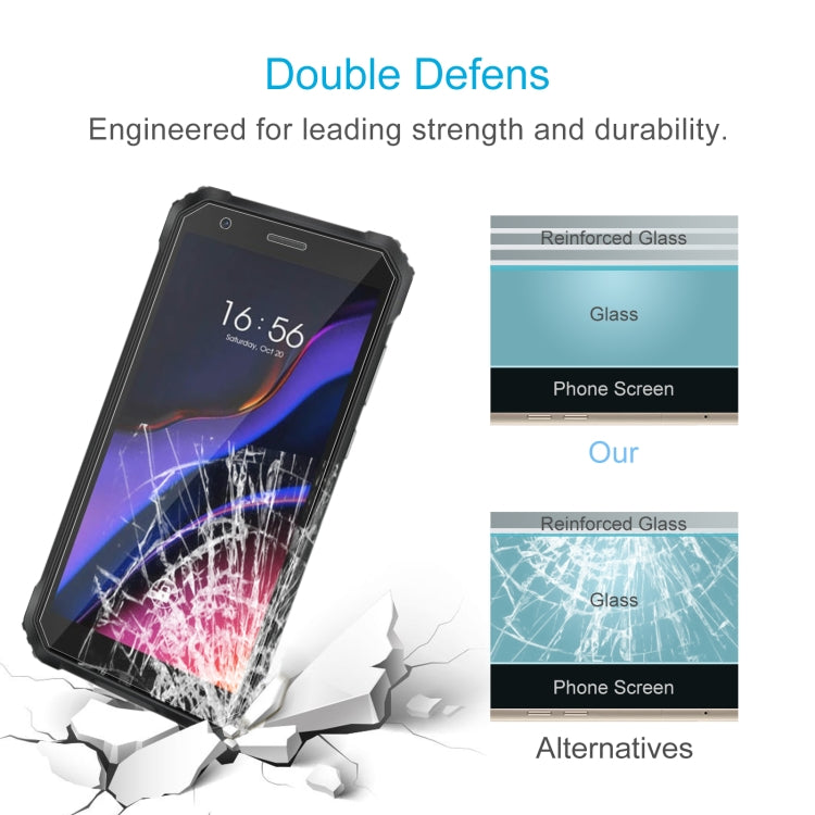 50 PCS 0.26mm 9H 2.5D Tempered Glass Film For Blackview OSCAL S60 Pro