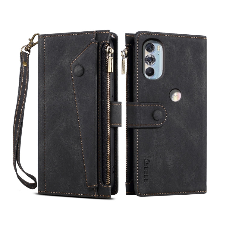 For Motorola Edge X30 Retro Frosted Leather Phone Case