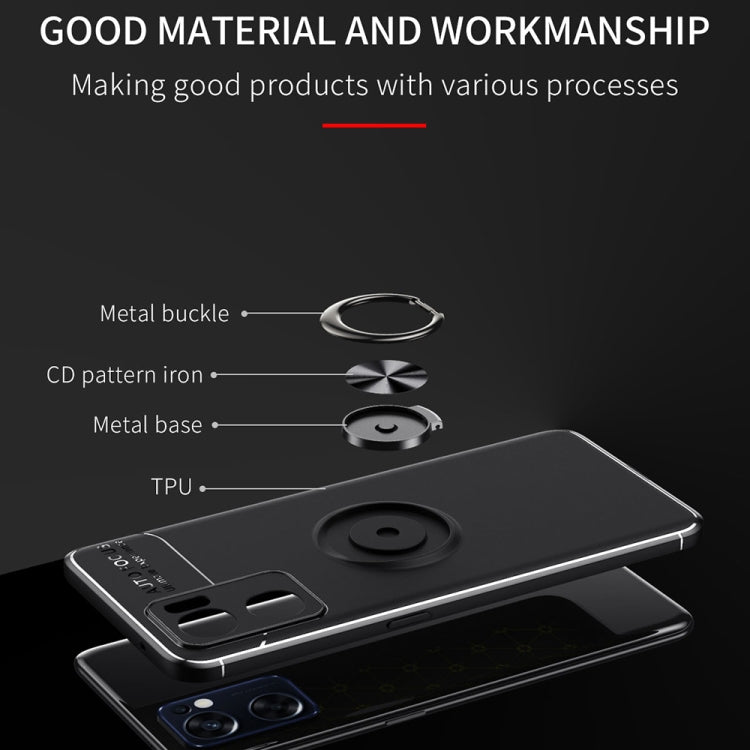 For OPPO Reno7 SE 5G Ring Holder 360 Degree Rotating TPU Case