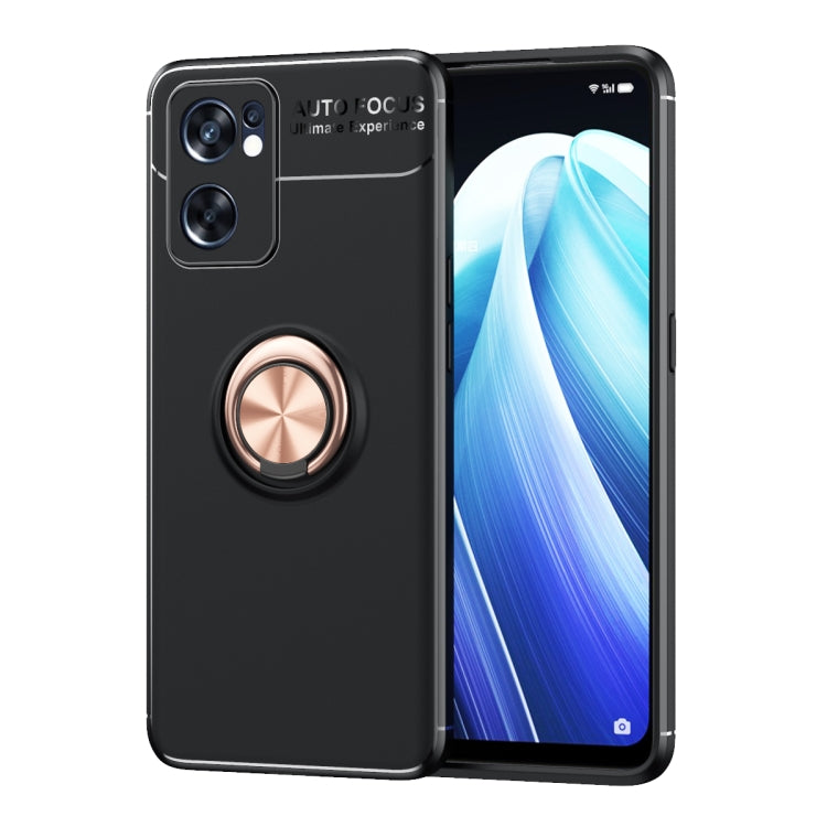 For OPPO Reno7 SE 5G Ring Holder 360 Degree Rotating TPU Case