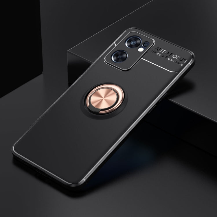 For OPPO Reno7 SE 5G Ring Holder 360 Degree Rotating TPU Case