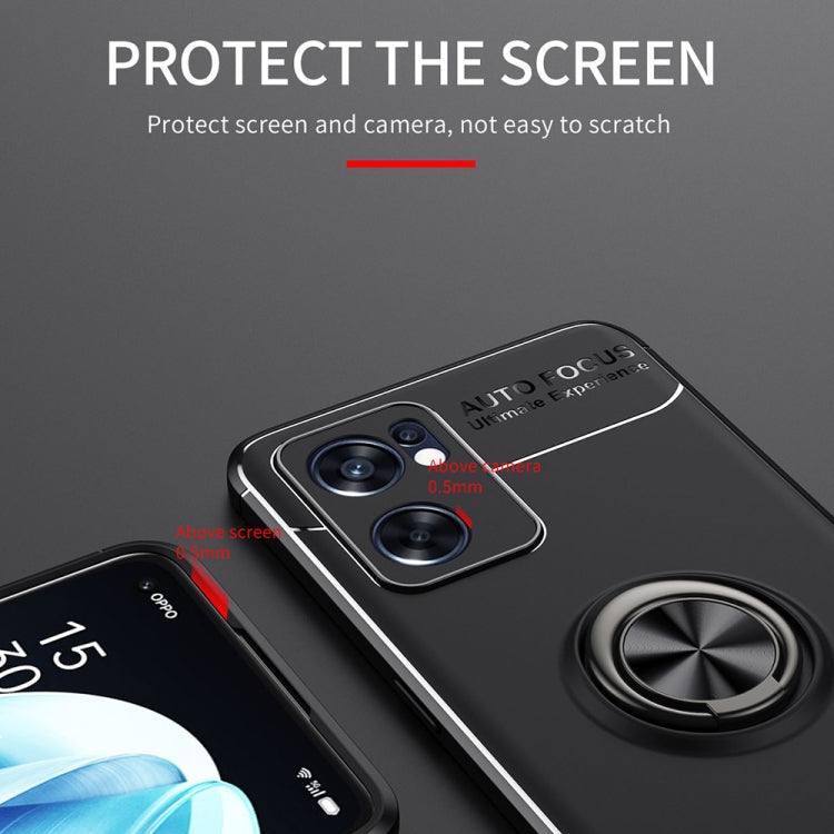 For OPPO Reno7 SE 5G Ring Holder 360 Degree Rotating TPU Case