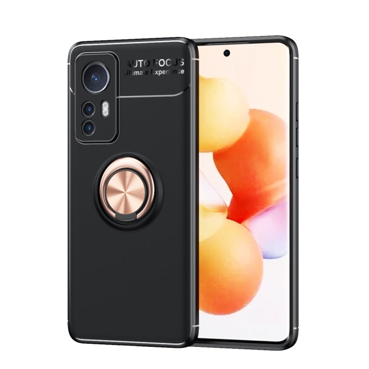 For Xiaomi 12 Ring Holder 360 Degree Rotating TPU Case