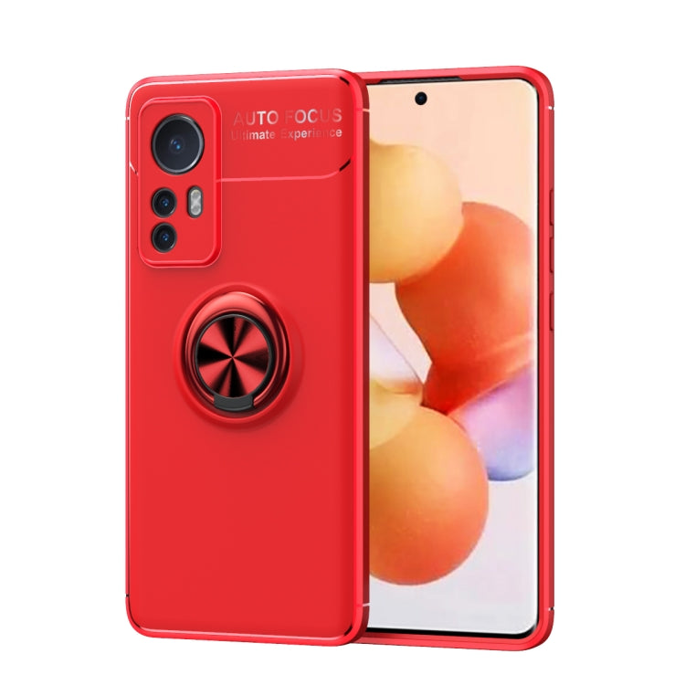 For Xiaomi 12 Ring Holder 360 Degree Rotating TPU Case