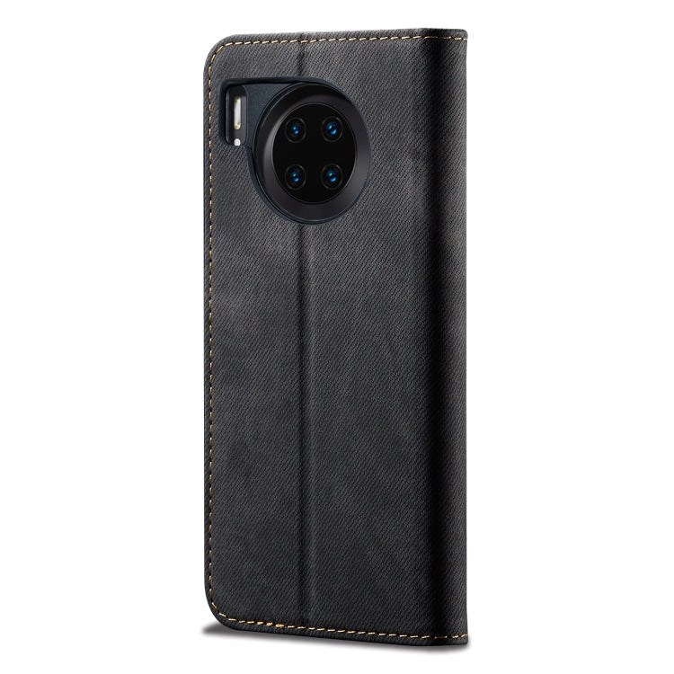 For Huawei nova 8i / Honor 50 Lite Denim Texture Casual Style Leather Phone Case