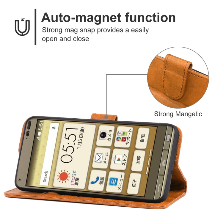 Leather Phone Case For Kyocera Basio 3