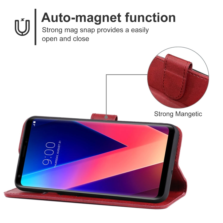 Leather Phone Case For LG V30+