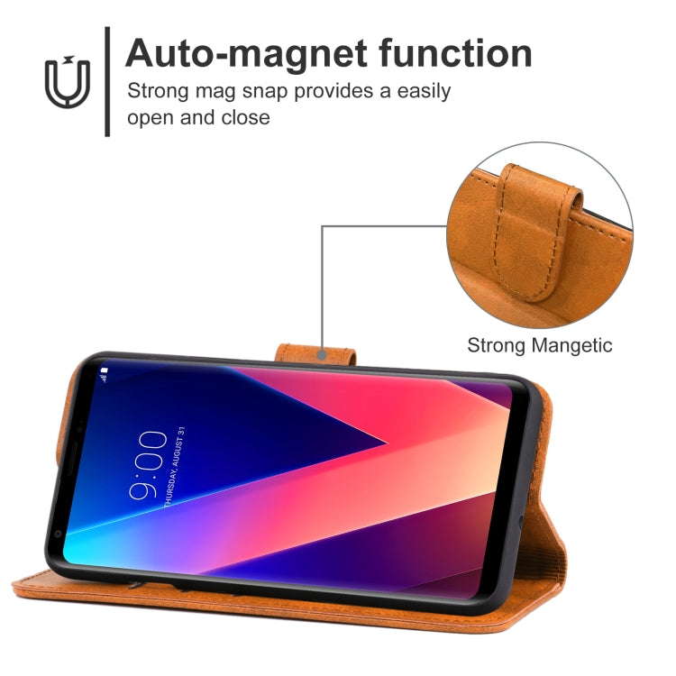 Leather Phone Case For LG V30+