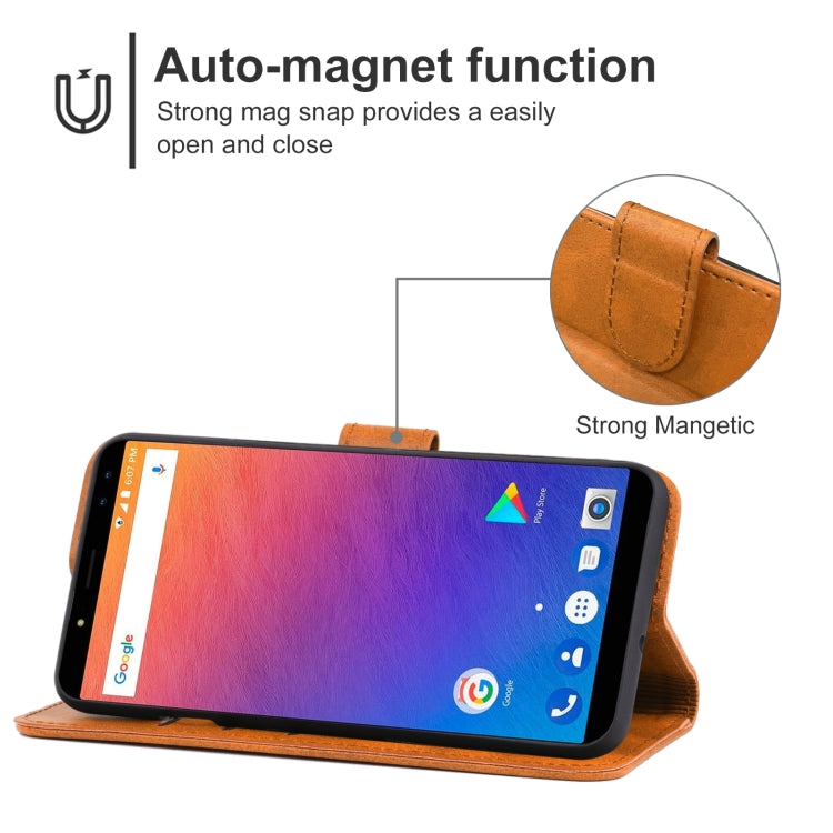 Leather Phone Case For Ulefone Power 3 / Power 3S