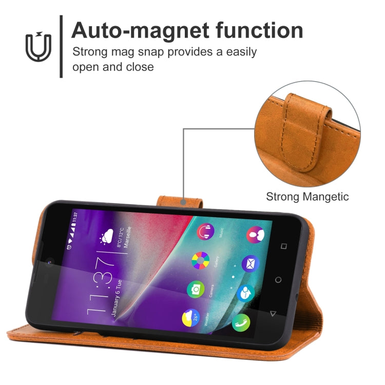 Leather Phone Case For Wiko Rainbow Lite