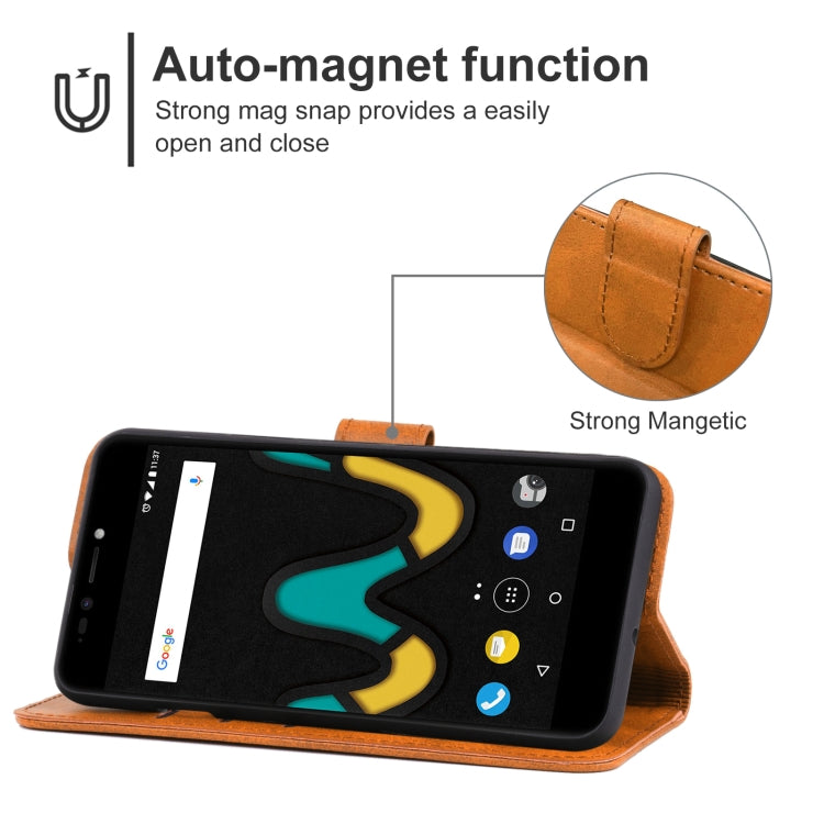 Leather Phone Case For Wiko Upulse