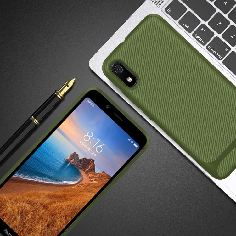 For Huawei Y5 2019 Carbon Fiber Texture Shockproof TPU Protective Case