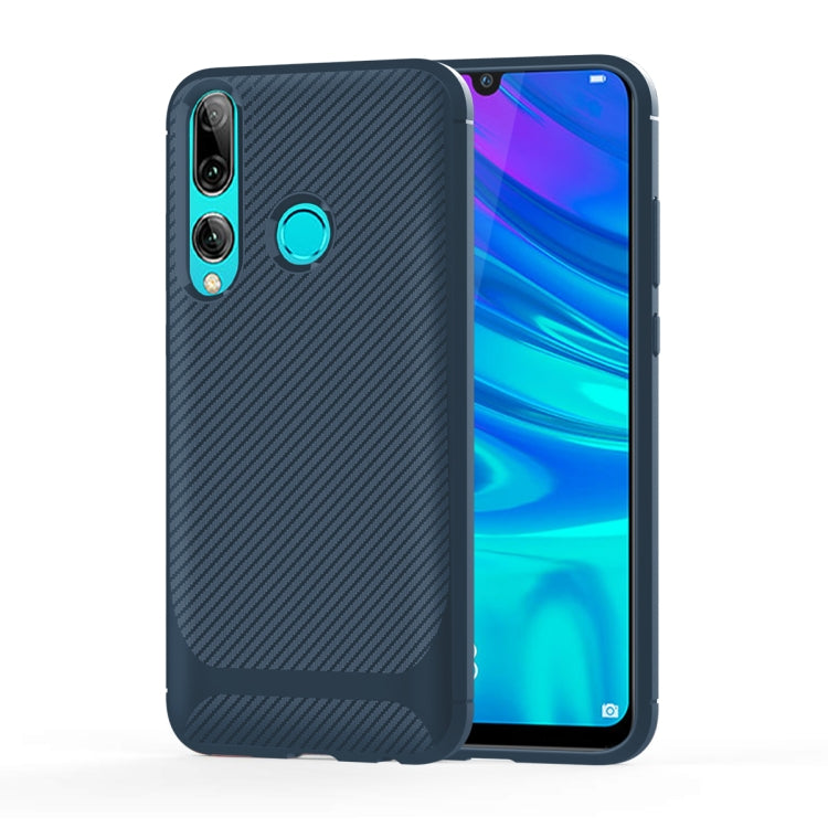 For Huawei Honor 10i Carbon Fiber Texture Shockproof TPU Protective Case