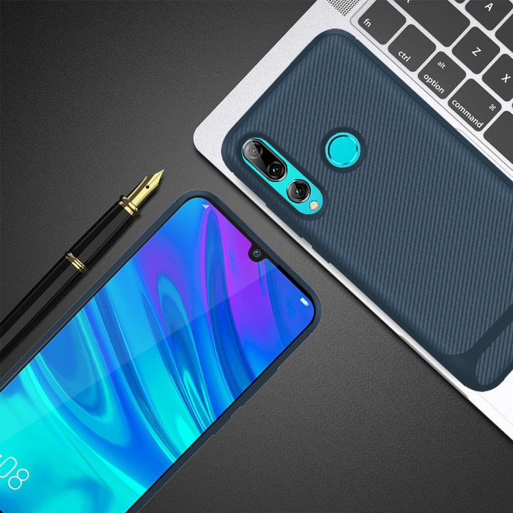 For Huawei Honor 10i Carbon Fiber Texture Shockproof TPU Protective Case