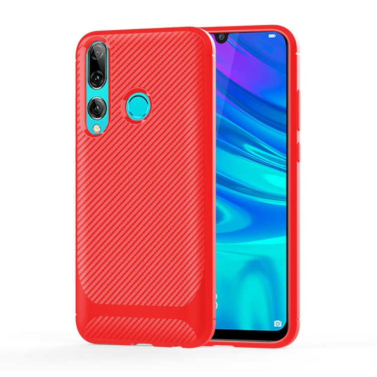 For Huawei Honor 10 Lite Carbon Fiber Texture Shockproof TPU Protective Case