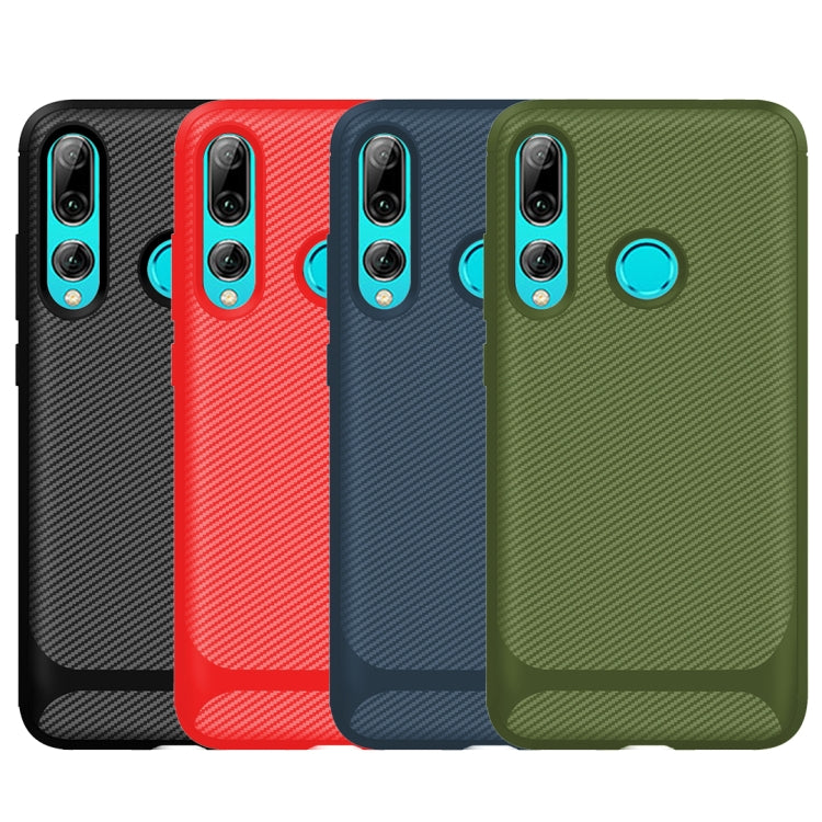 For Huawei Honor 10 Lite Carbon Fiber Texture Shockproof TPU Protective Case