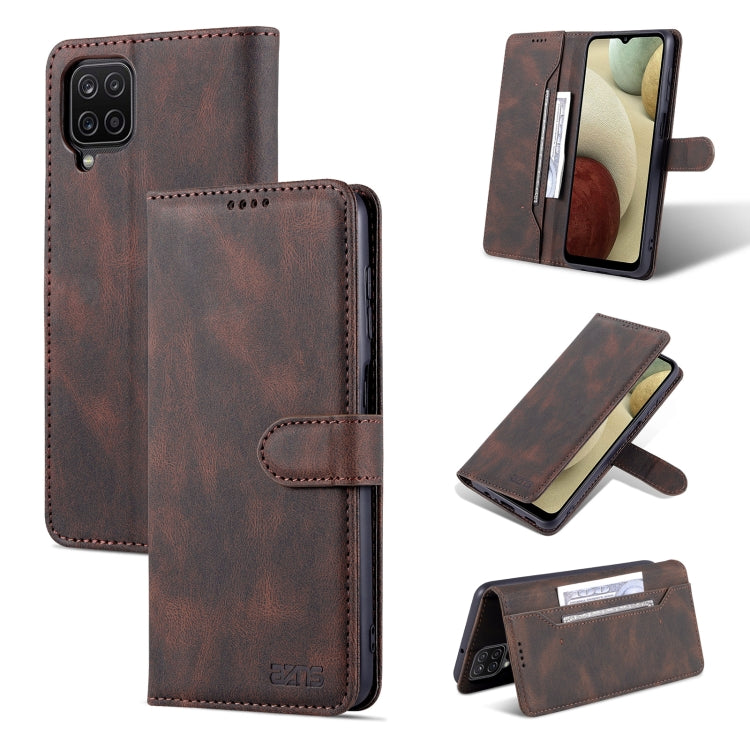 For Samsung Galaxy A12(5G) AZNS Dream II Skin Feel PU+TPU Horizontal Flip PU Phone Case