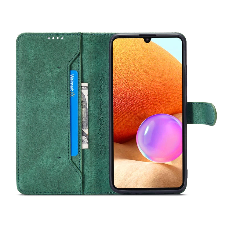 For Samsung Galaxy A32(4G) AZNS Dream II Skin Feel PU+TPU Horizontal Flip PU Phone Case