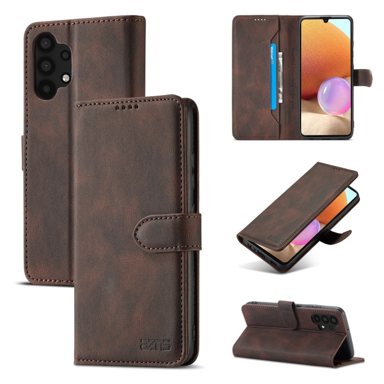 For Samsung Galaxy A32(4G) AZNS Dream II Skin Feel PU+TPU Horizontal Flip PU Phone Case