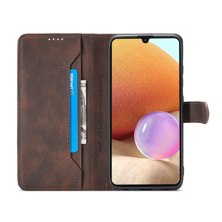 For Samsung Galaxy A32(4G) AZNS Dream II Skin Feel PU+TPU Horizontal Flip PU Phone Case