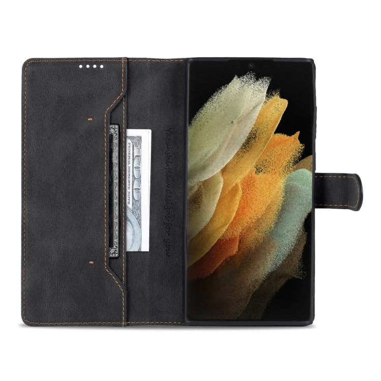 For Samsung Galaxy S22 Ultra AZNS Dream II Skin Feel PU+TPU Horizontal Flip PU Phone Case