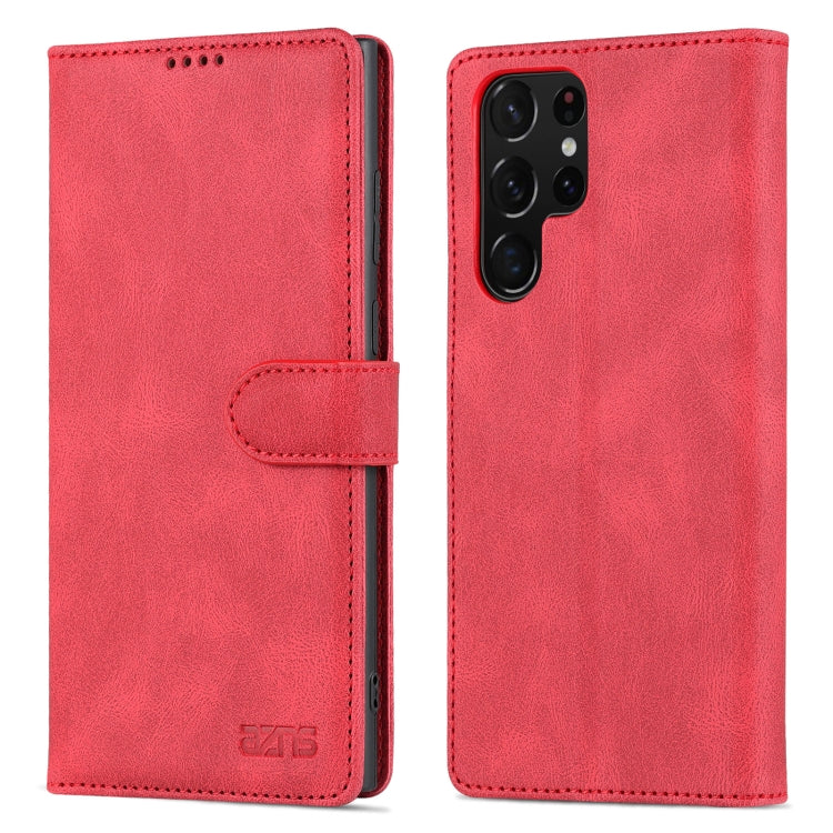 For Samsung Galaxy S22 Ultra AZNS Dream II Skin Feel PU+TPU Horizontal Flip PU Phone Case