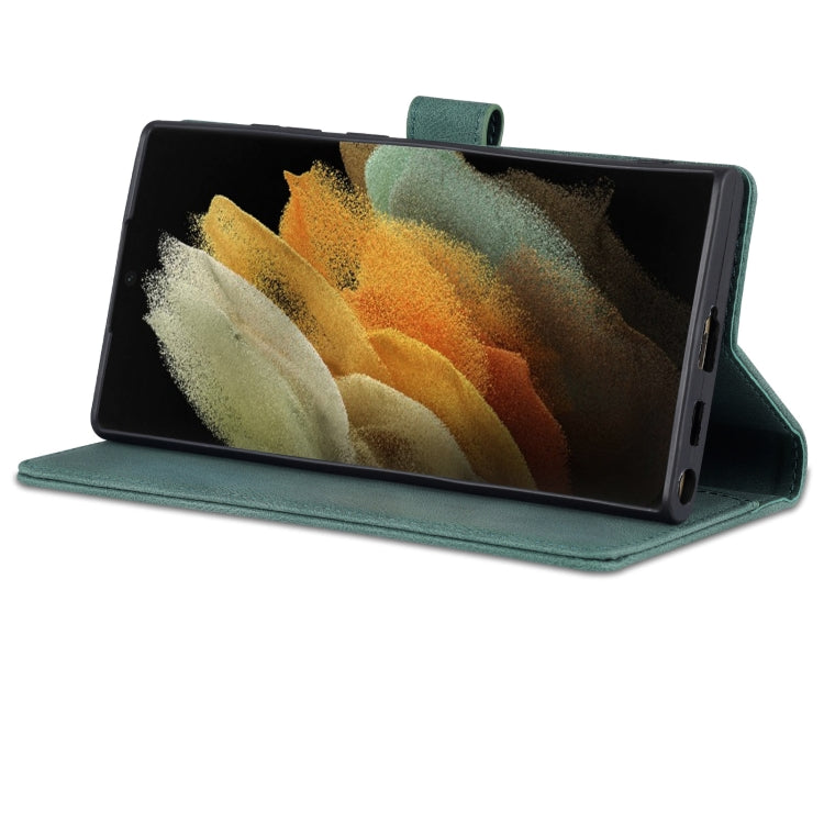 For Samsung Galaxy S22 Ultra AZNS Dream II Skin Feel PU+TPU Horizontal Flip PU Phone Case