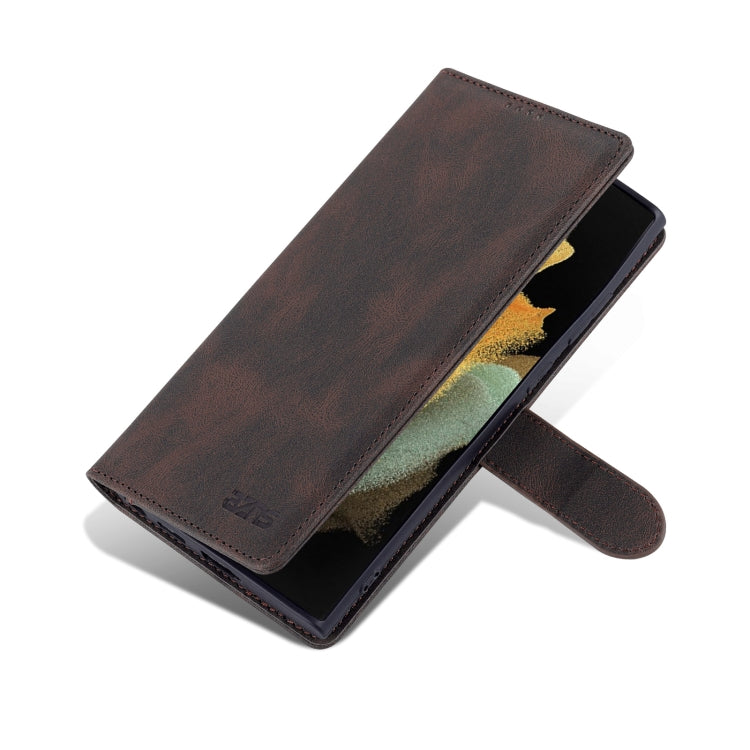 For Samsung Galaxy S22 Ultra AZNS Dream II Skin Feel PU+TPU Horizontal Flip PU Phone Case
