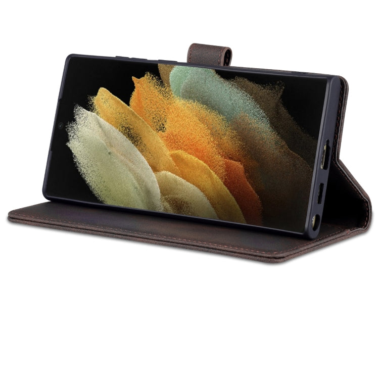 For Samsung Galaxy S22 Ultra AZNS Dream II Skin Feel PU+TPU Horizontal Flip PU Phone Case