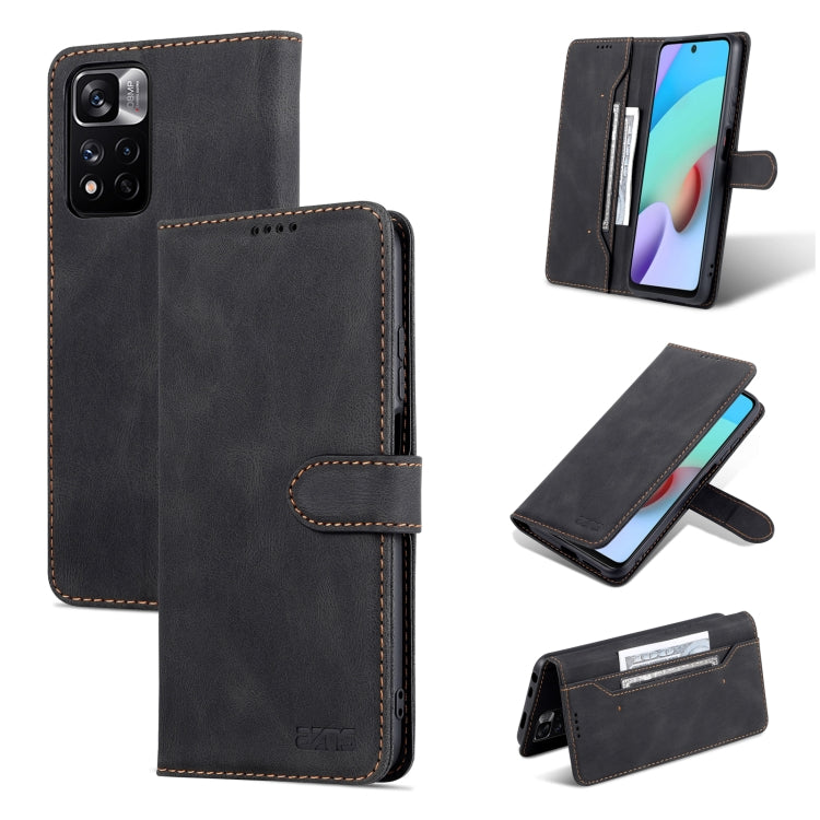 For Xiaomi Redmi Note 11 Pro(5G) AZNS Dream II Skin Feel PU+TPU Horizontal Flip PU Phone Case