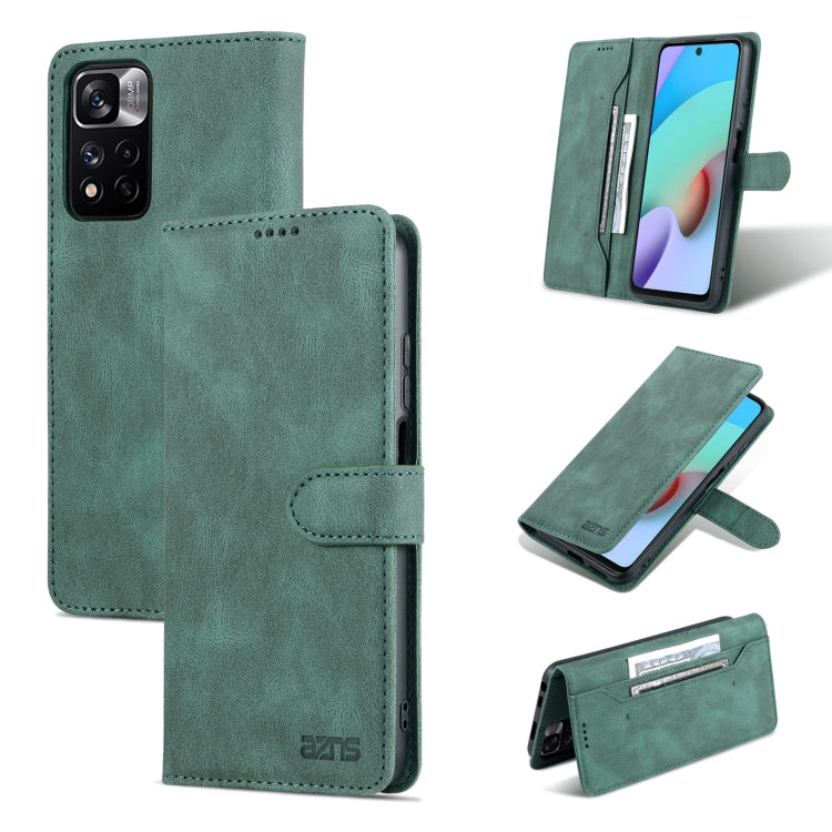 For Xiaomi Redmi Note 11 Pro(5G) AZNS Dream II Skin Feel PU+TPU Horizontal Flip PU Phone Case