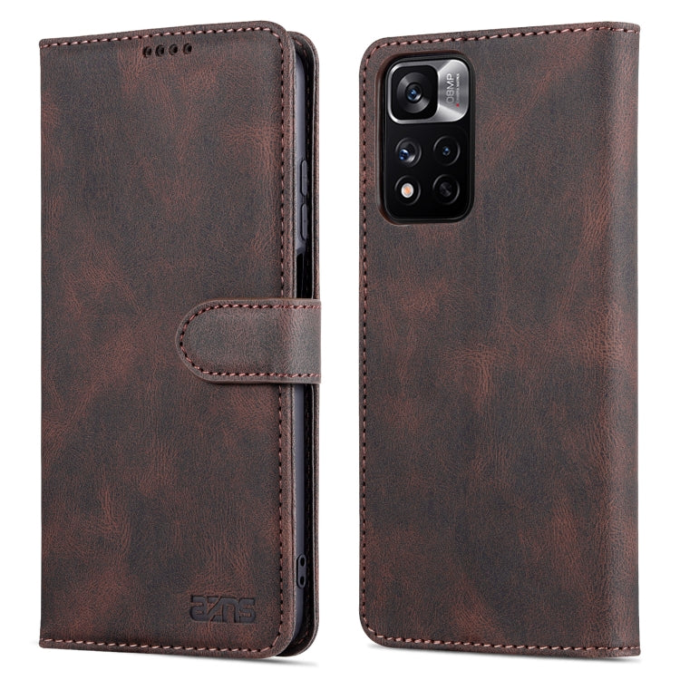 For Xiaomi Redmi Note 11 Pro(5G) AZNS Dream II Skin Feel PU+TPU Horizontal Flip PU Phone Case