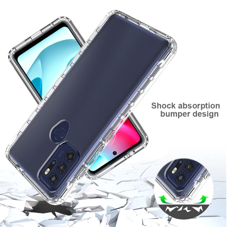 For Motorola Moto G60S High Transparency Two-color Gradual Change Phone Case