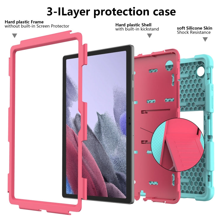 For Samsung Galaxy Tab A8 10.5 2021 Two-Color Robot Silicone + PC Tablet Case