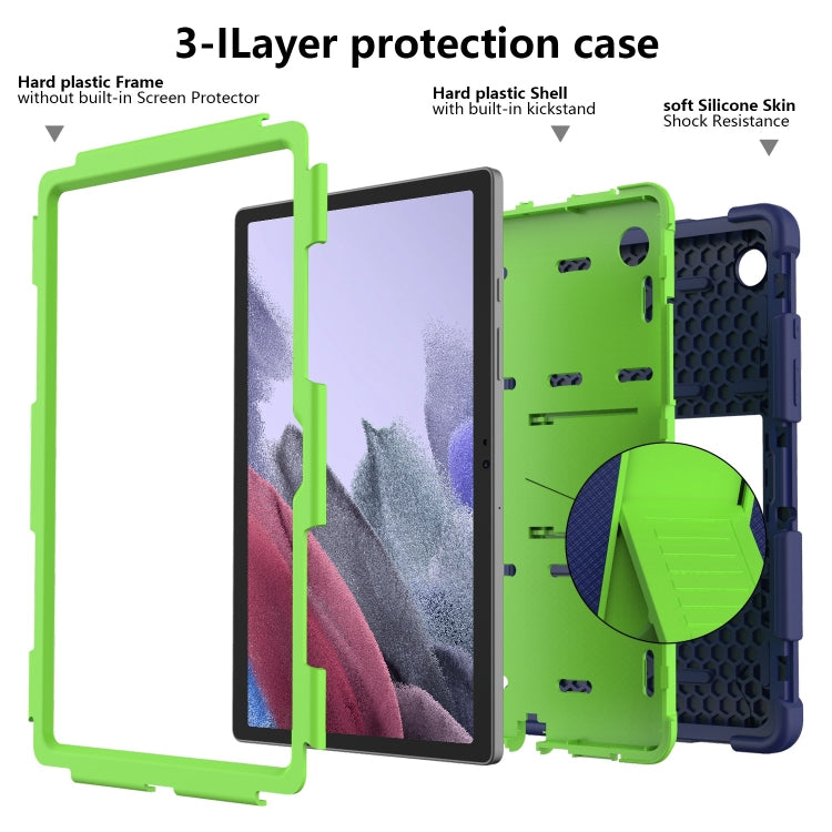 For Samsung Galaxy Tab A8 10.5 2021 Two-Color Robot Silicone + PC Tablet Case