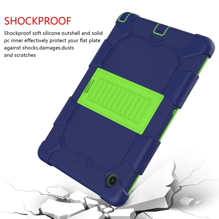 For Samsung Galaxy Tab A8 10.5 2021 Two-Color Robot Silicone + PC Tablet Case