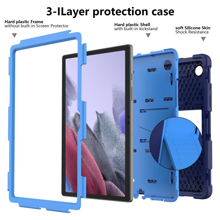 For Samsung Galaxy Tab A8 10.5 2021 Two-Color Robot Silicone + PC Tablet Case