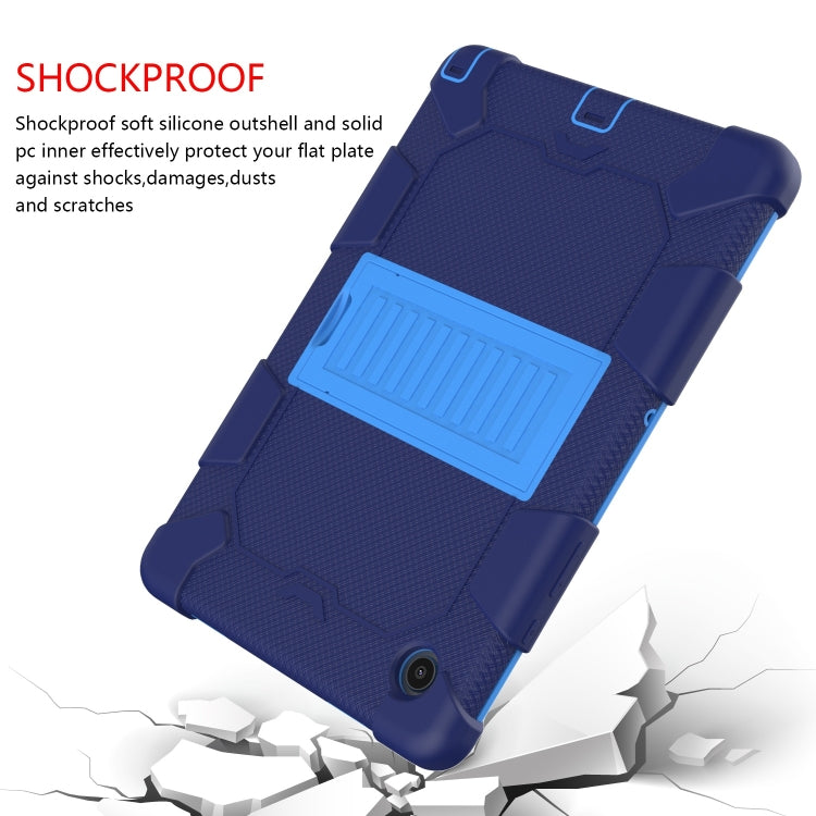 For Samsung Galaxy Tab A8 10.5 2021 Two-Color Robot Silicone + PC Tablet Case